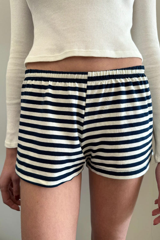 Navy Blue White Stripes / XS/S