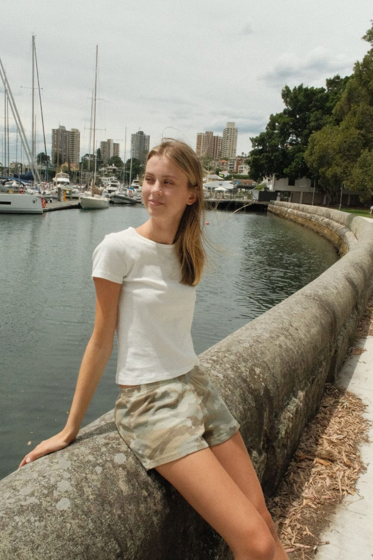 Emery Light Camouflage Shorts | Light Camouflage / XS/S