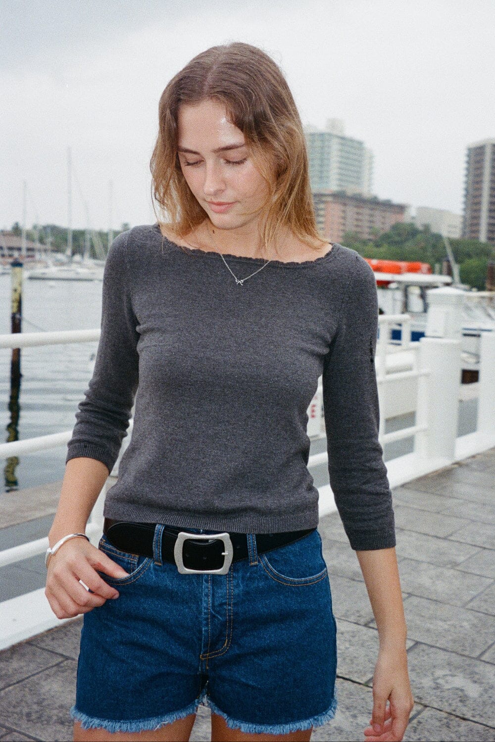 Stella Sweater | Charcoal / XS/S