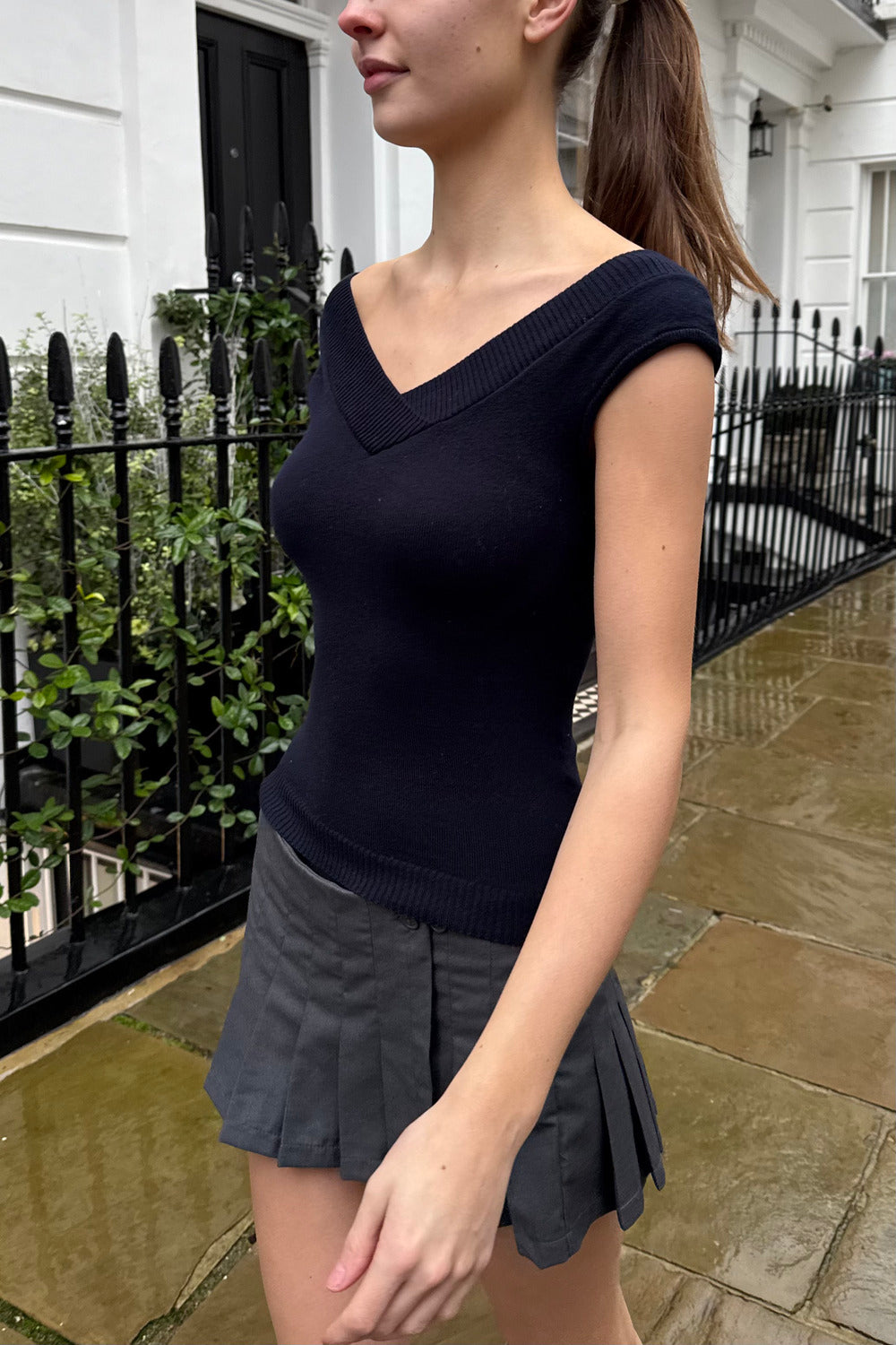 Amira Top | Blue Navy / XS/S