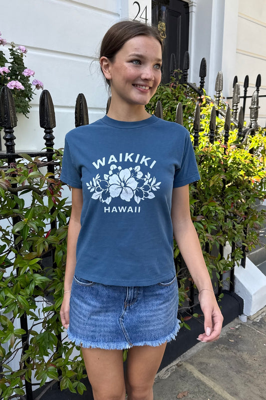 Faded Light Navy Blue / XS/S