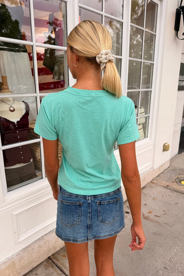 Chloe Racing Motorcycle Top | Seafoam Teal / XS/S