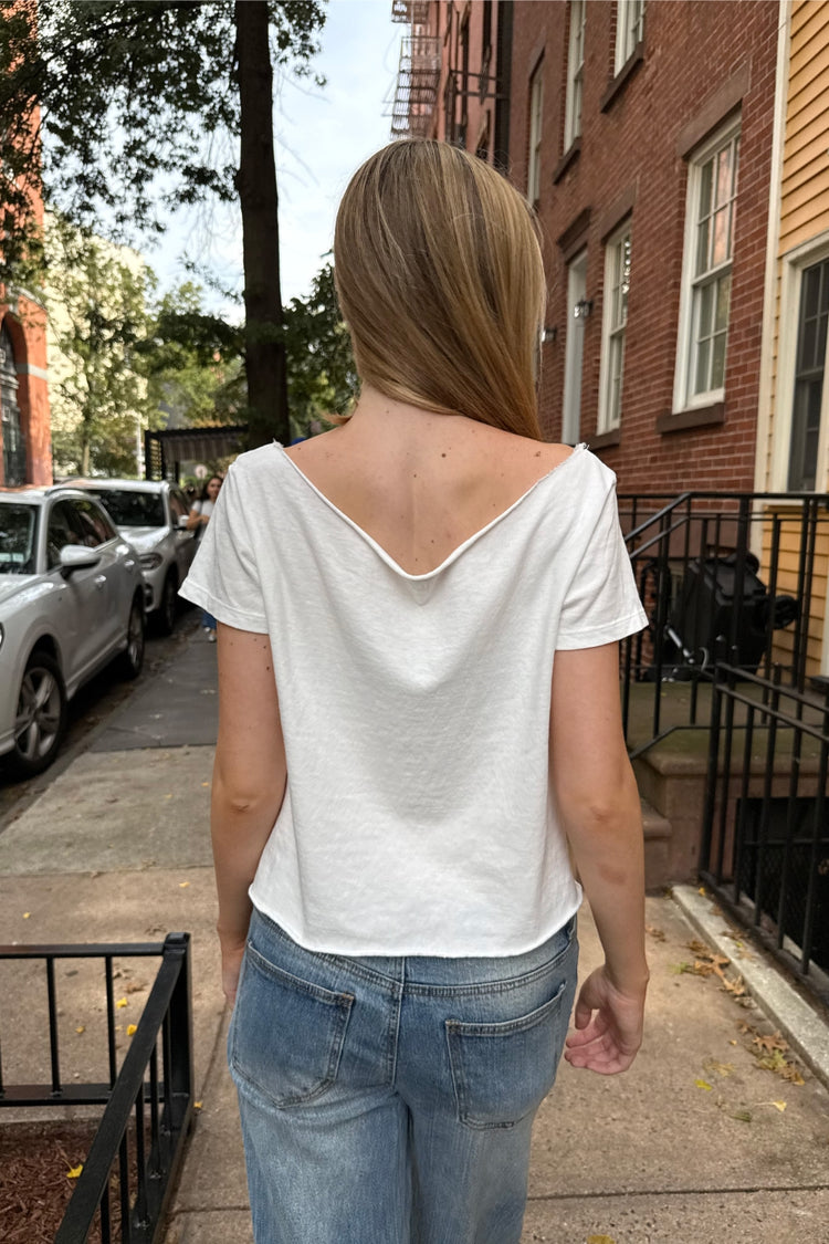 Robyn Southside Guitar Top | White / XS/S
