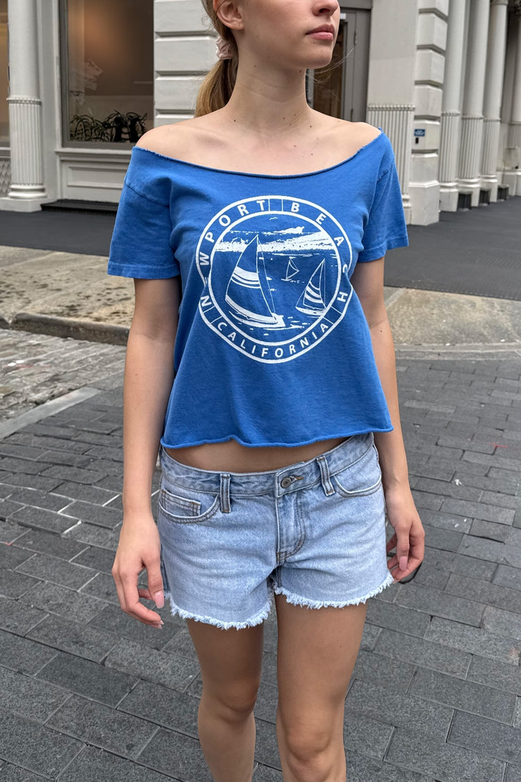 Robyn Newport Beach California Top | Steel Blue / XS/S