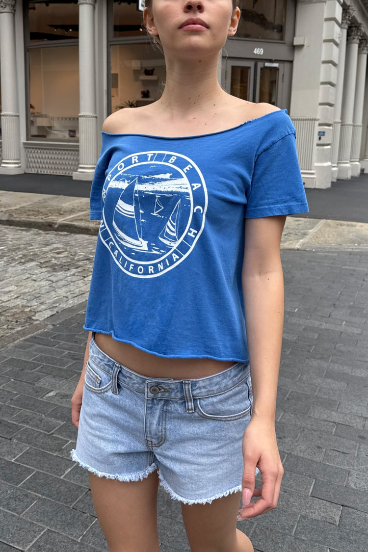 Robyn Newport Beach California Top | Steel Blue / XS/S
