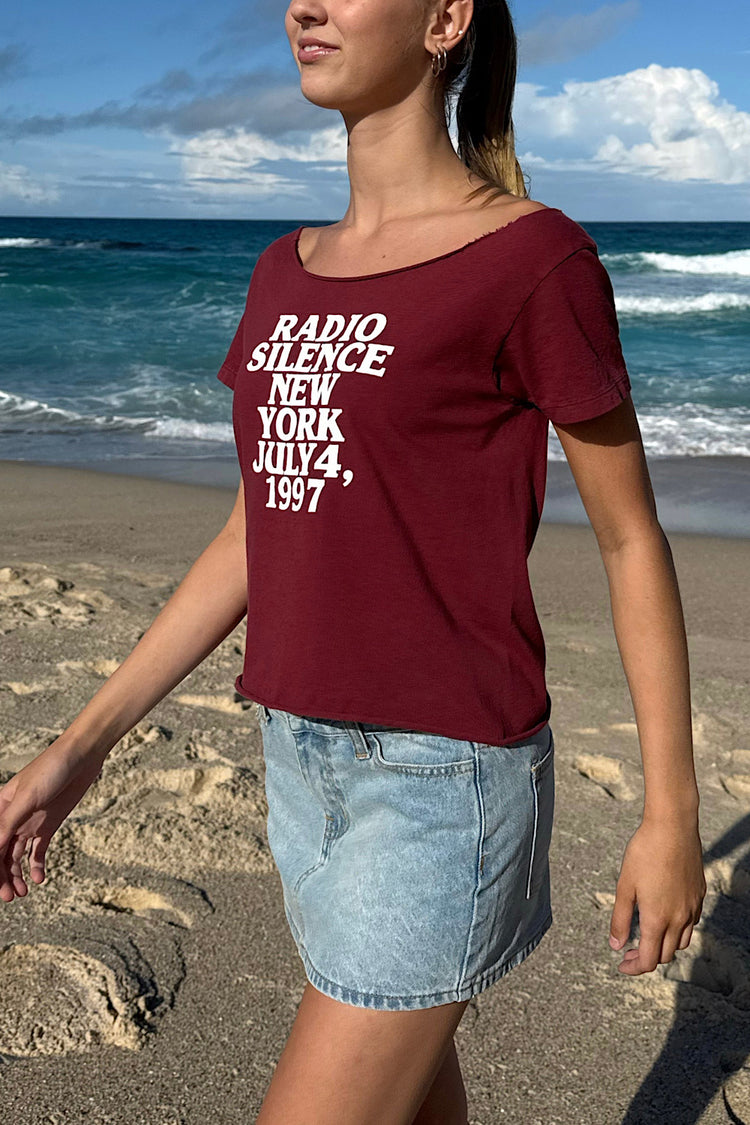 Robyn Radio Silence Top | Burgundy / S