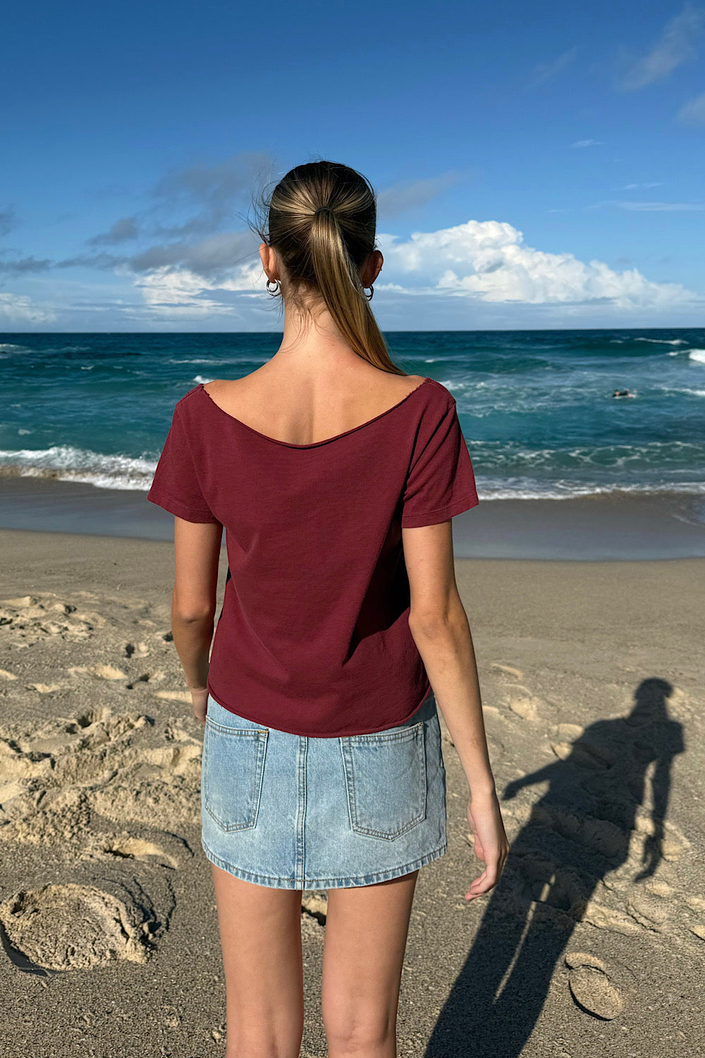 Burgundy / S