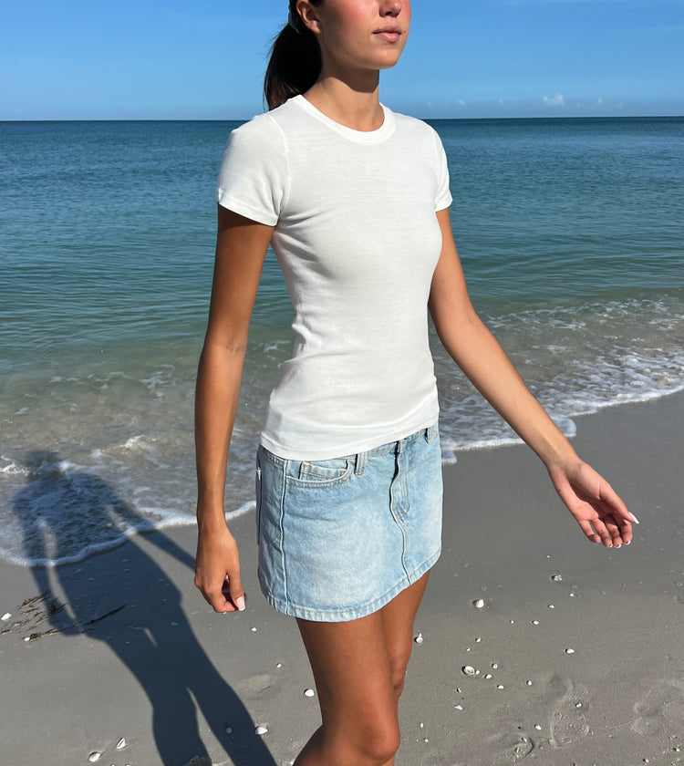 Chloe Top | Natural White / XS/S