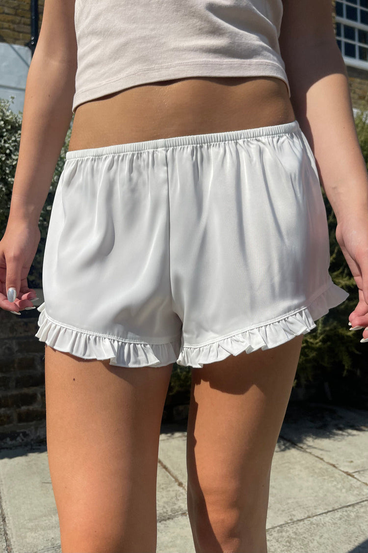 Poppy Shorts | White / XS/S