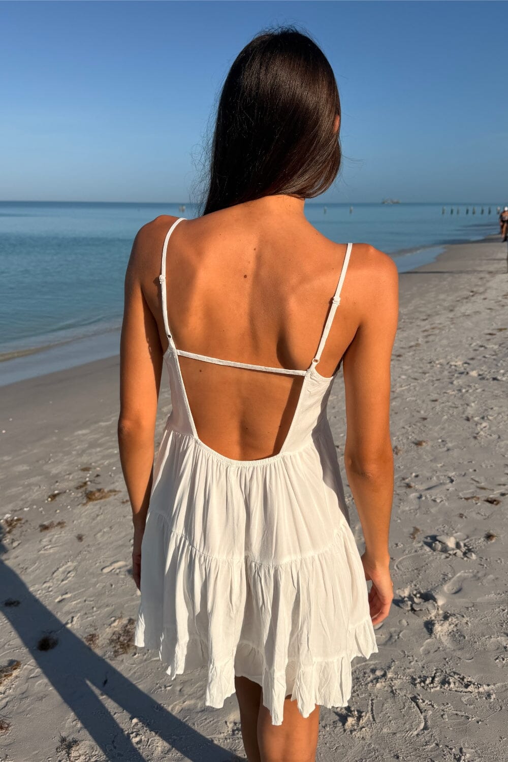 Tess Dress | White / XS/S