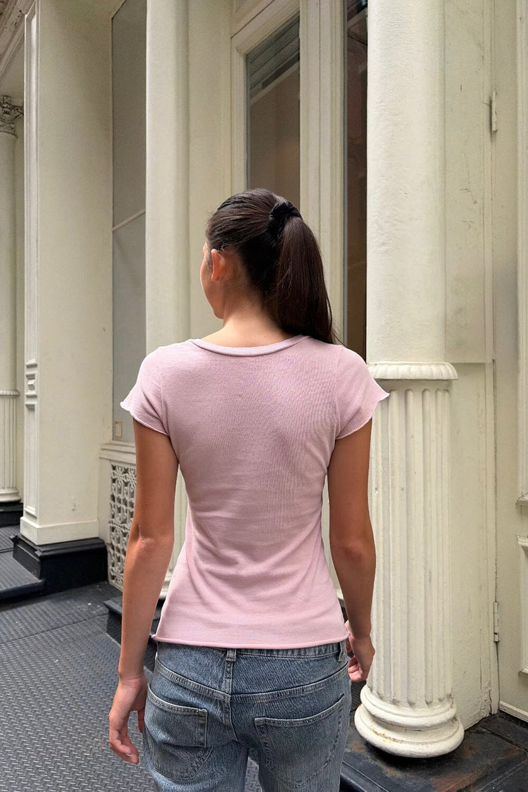 Ava Beverly Hills Top | Pastel Pink / XS/S