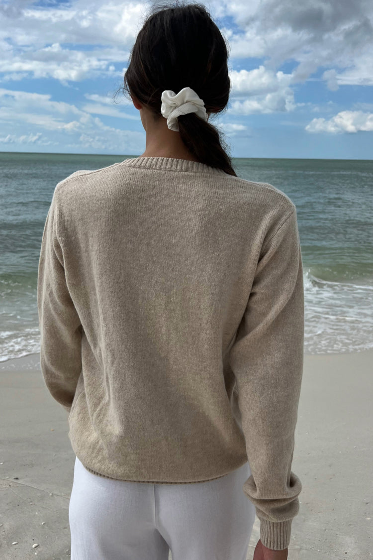 Martha Wool Sweater | Beige / Regular Fit