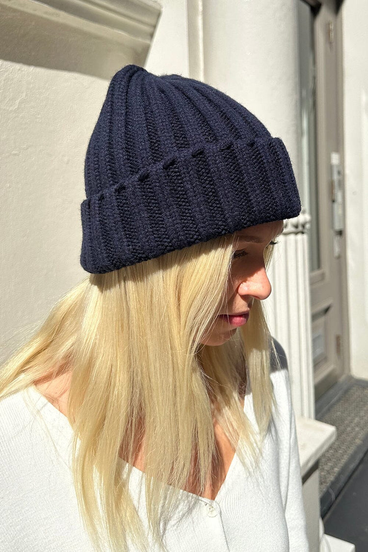 Knit Beanie | Classic Navy