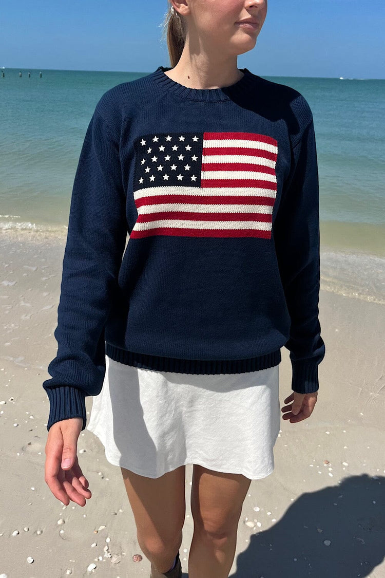 Nico American Flag Sweater | Nico American Flag Sweater