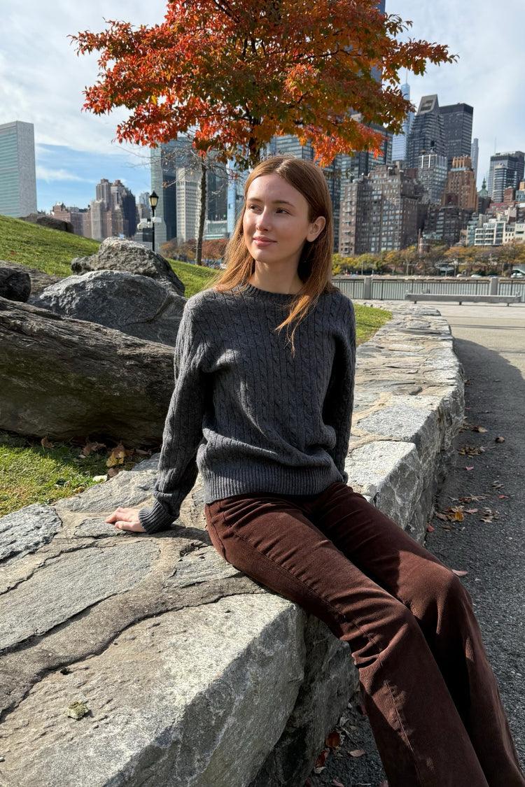 Martha Thick Sweater | Dark Grey / S/M