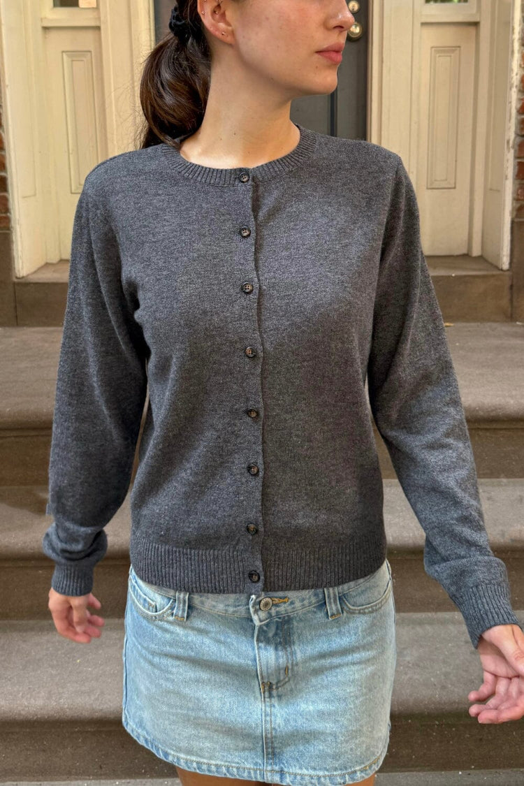 Amelie Cardigan | Charcoal / S/M