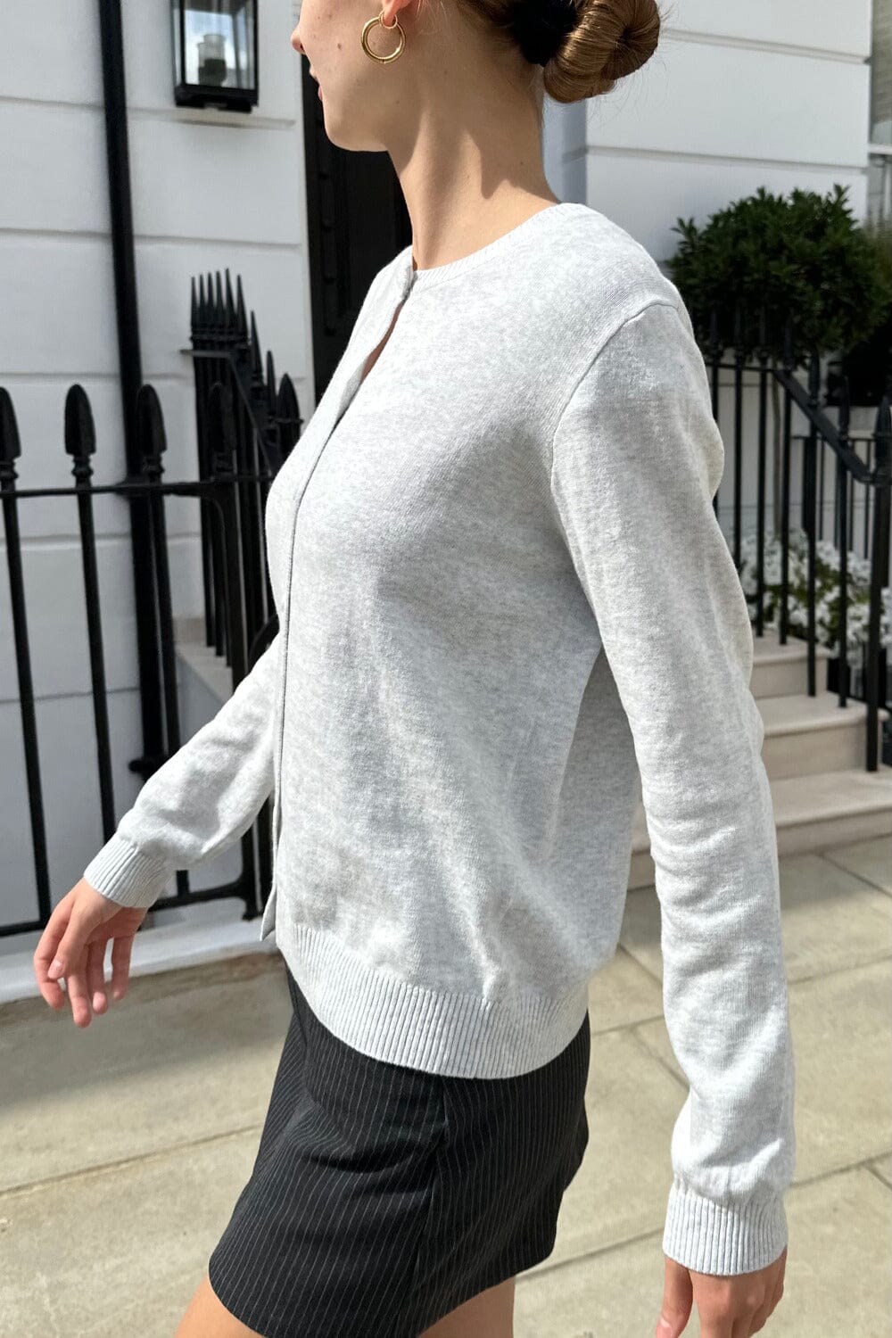 Grey brandy melville sweater best sale