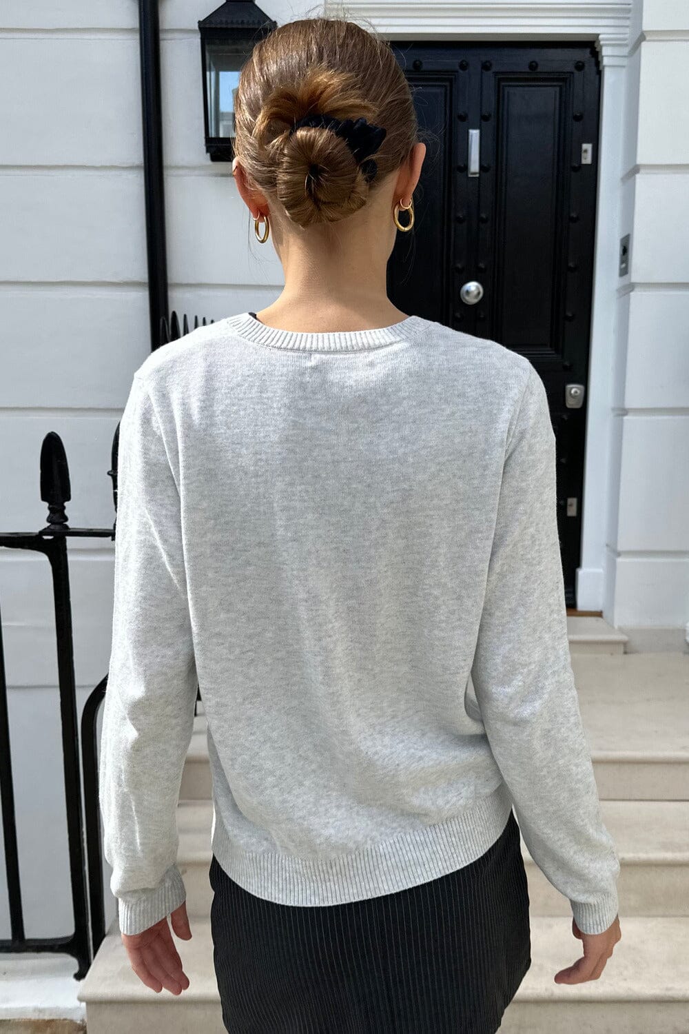 Grey brandy melville sweater hotsell