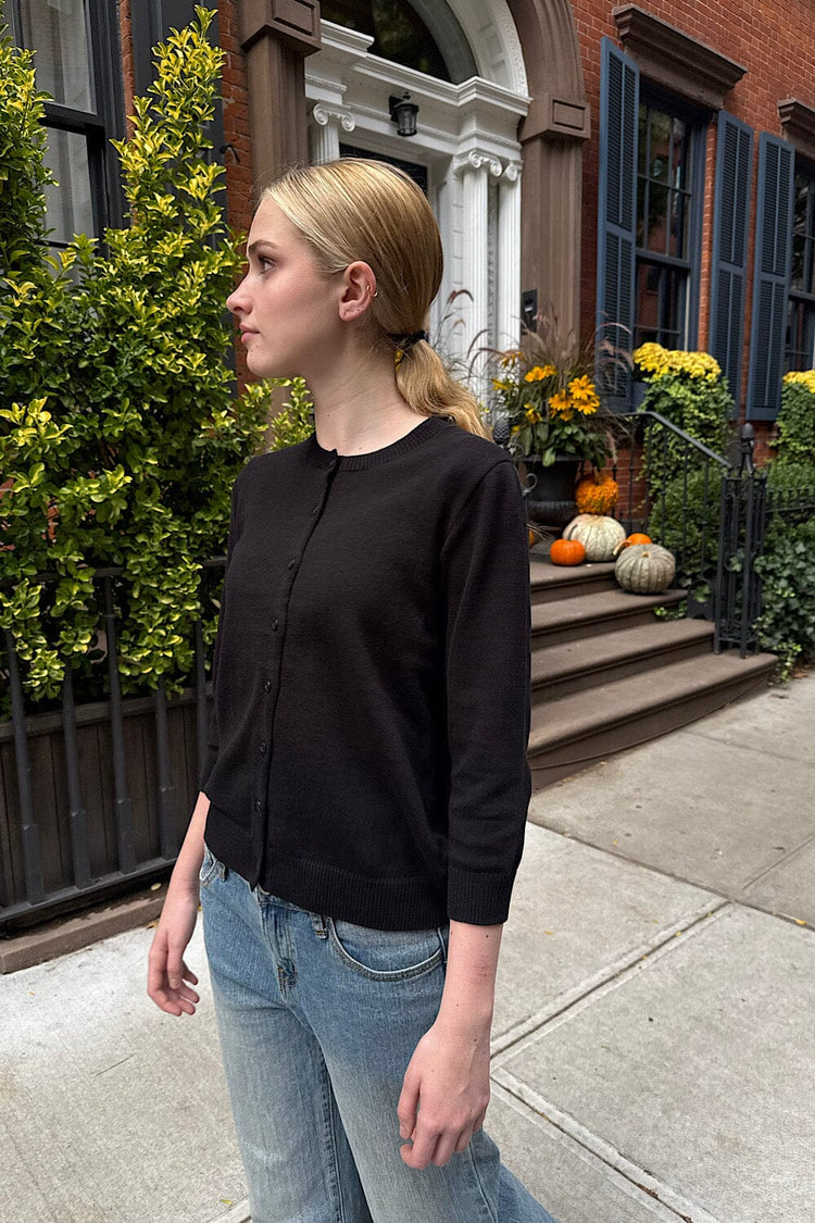 Amalie Cardigan | Black / XS/S