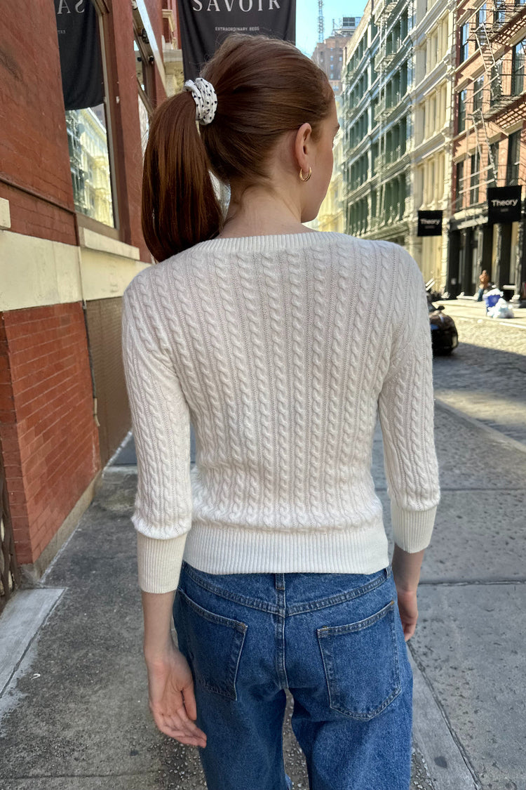 Alina Wool Sweater | White / XS/S