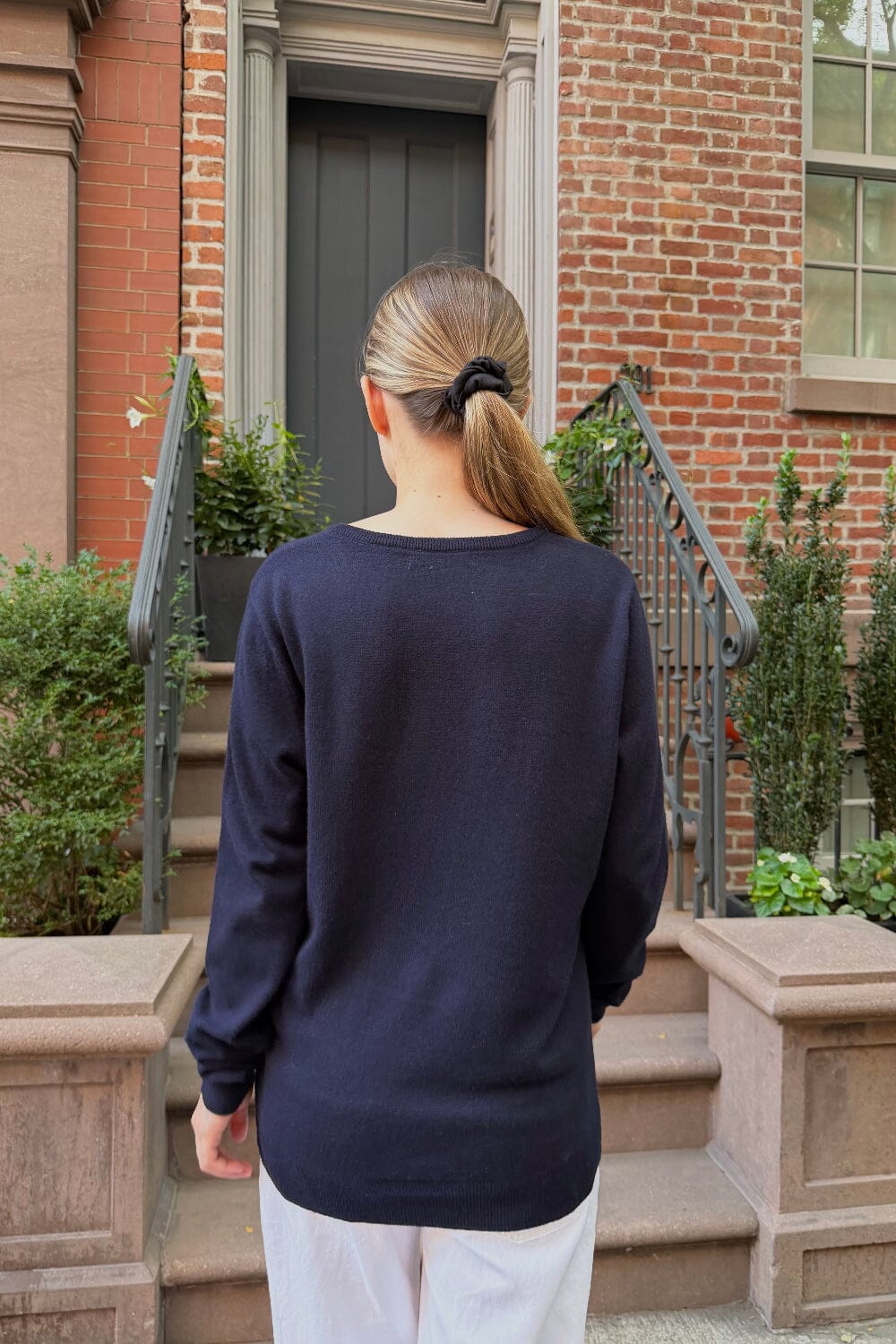 Martha Thick Sweater | Dark Navy Blue / One Size