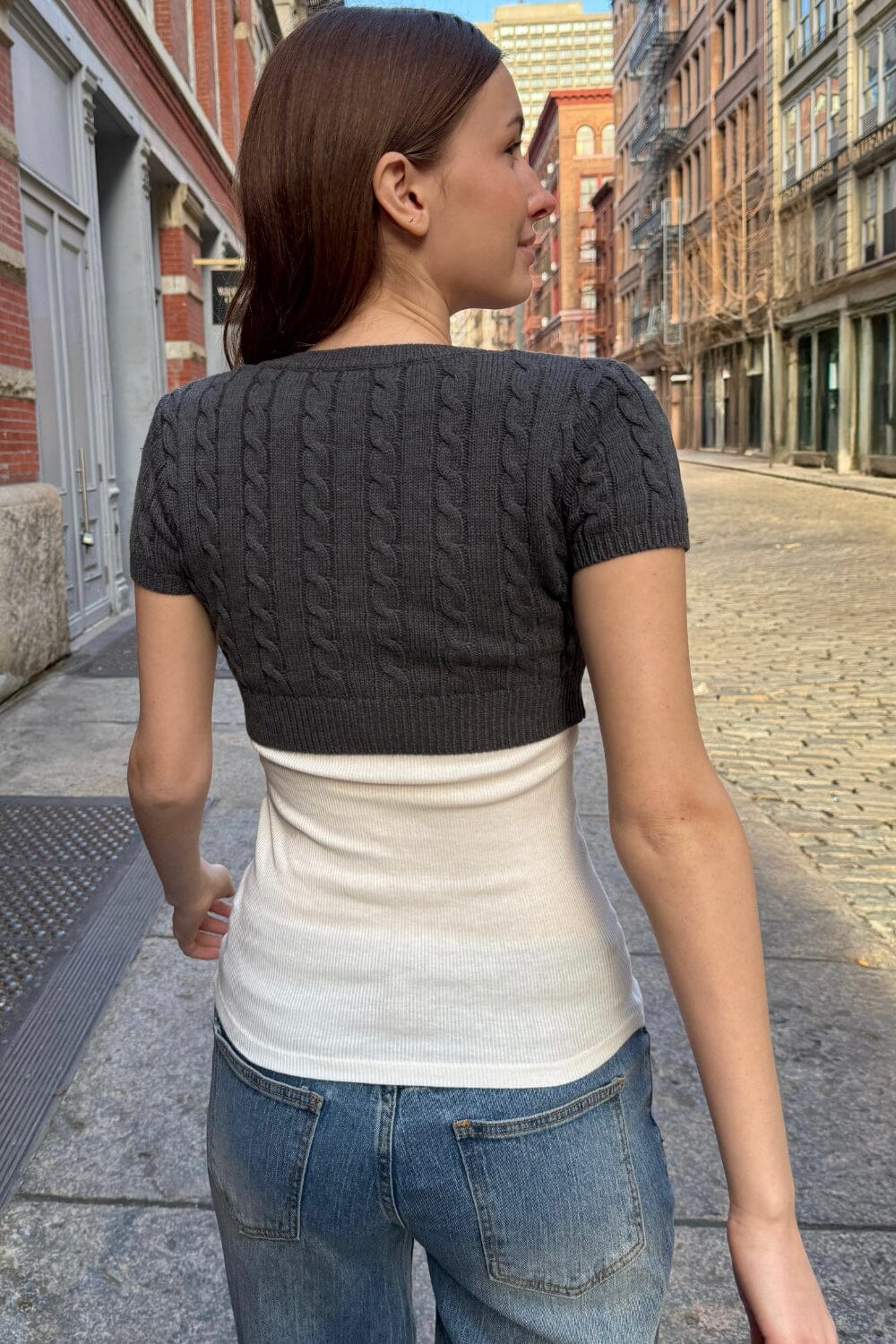 Zoa Cardigan | Charcoal / XS/S