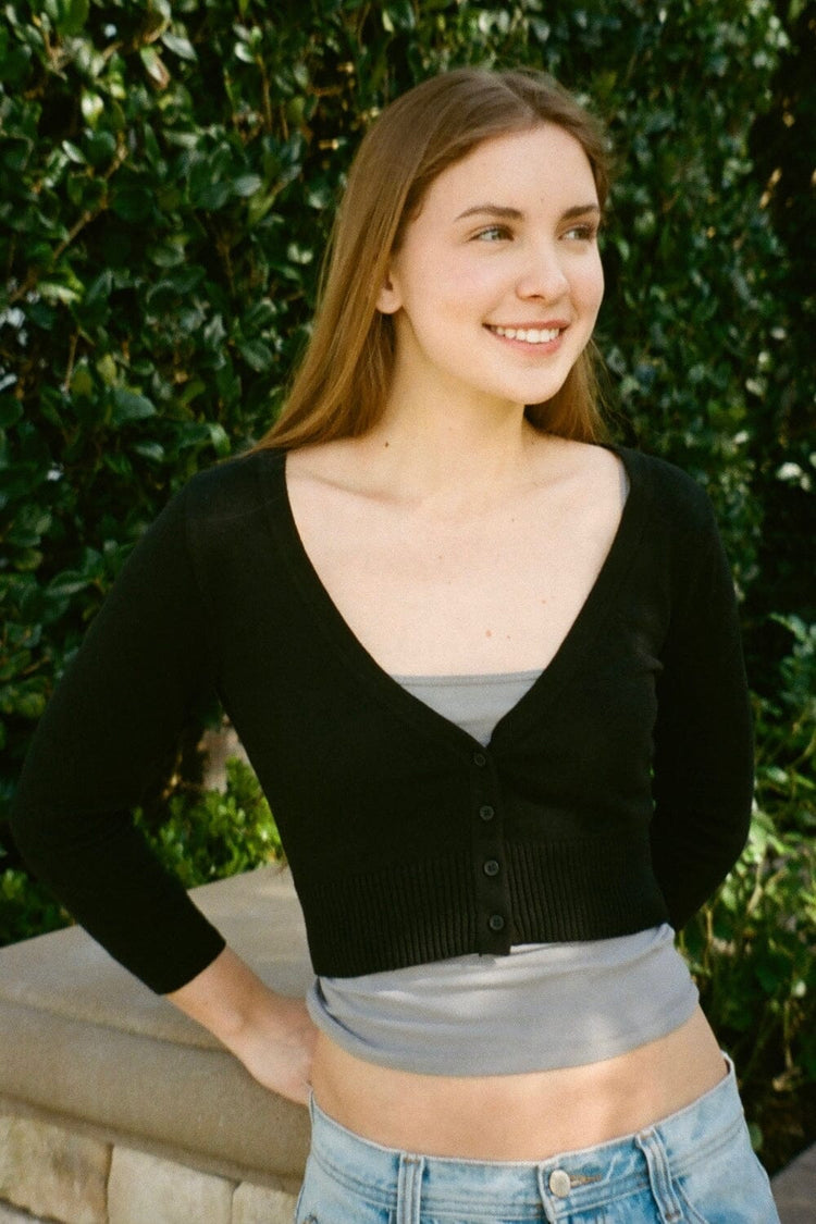 Nilda Cardigan | Black / XS/S