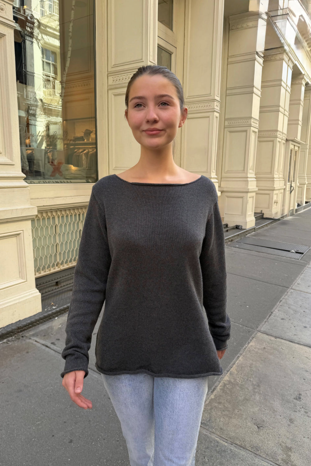 Georgia Sweater | Charcoal / S
