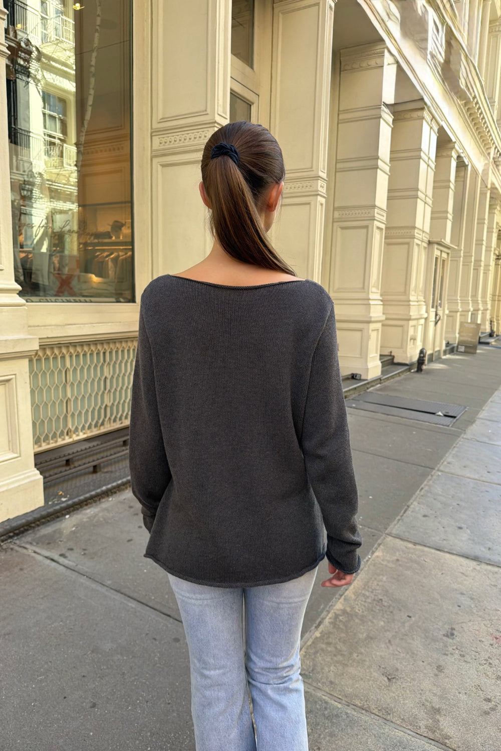 Georgia Sweater | Charcoal / S