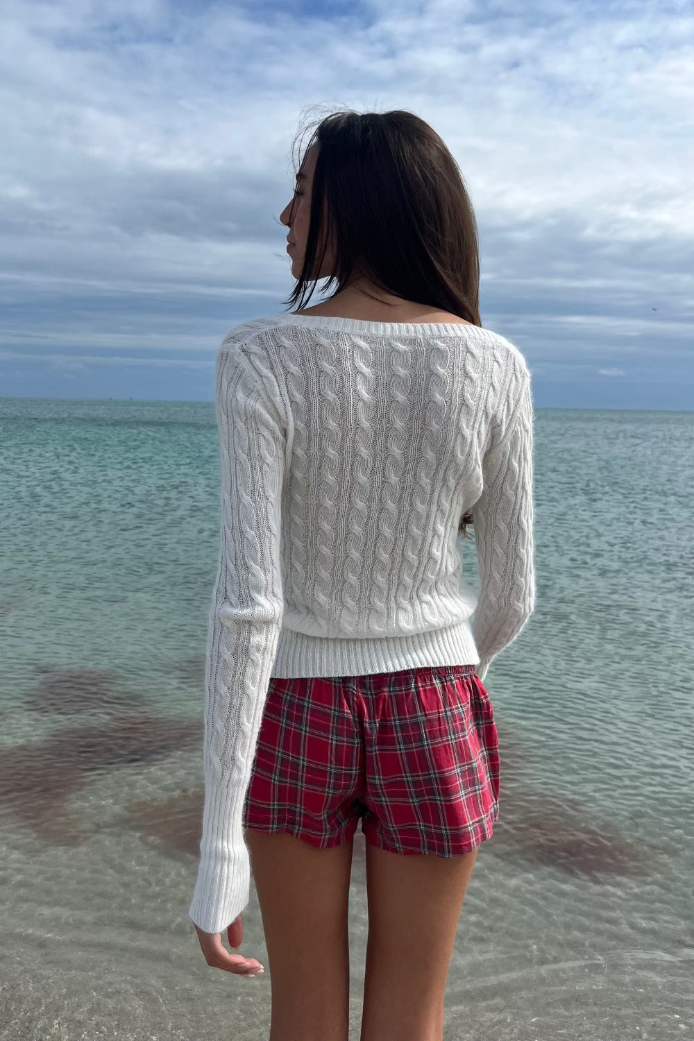 Alina Sweater | White / XS/S