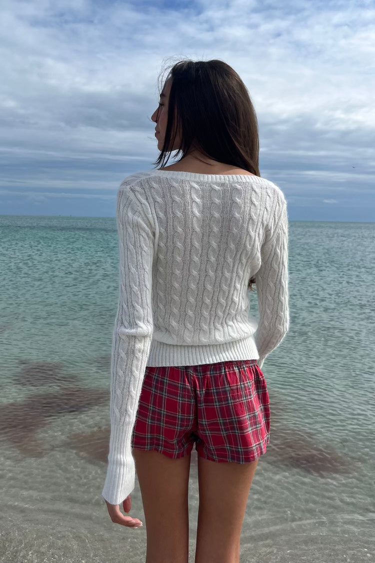 Alina Sweater | White / XS/S