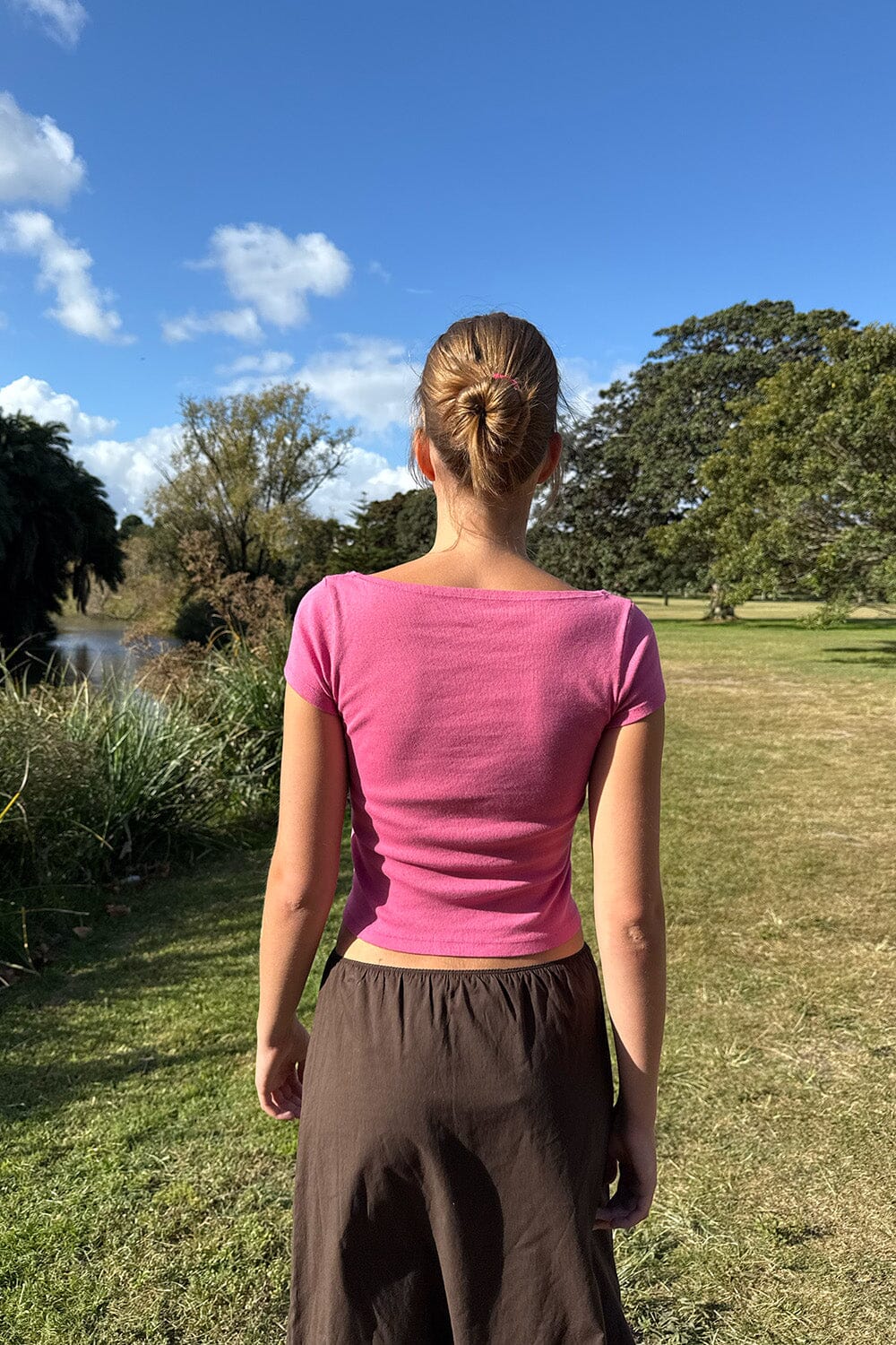 Elodie Top | Fuchsia / XS/S