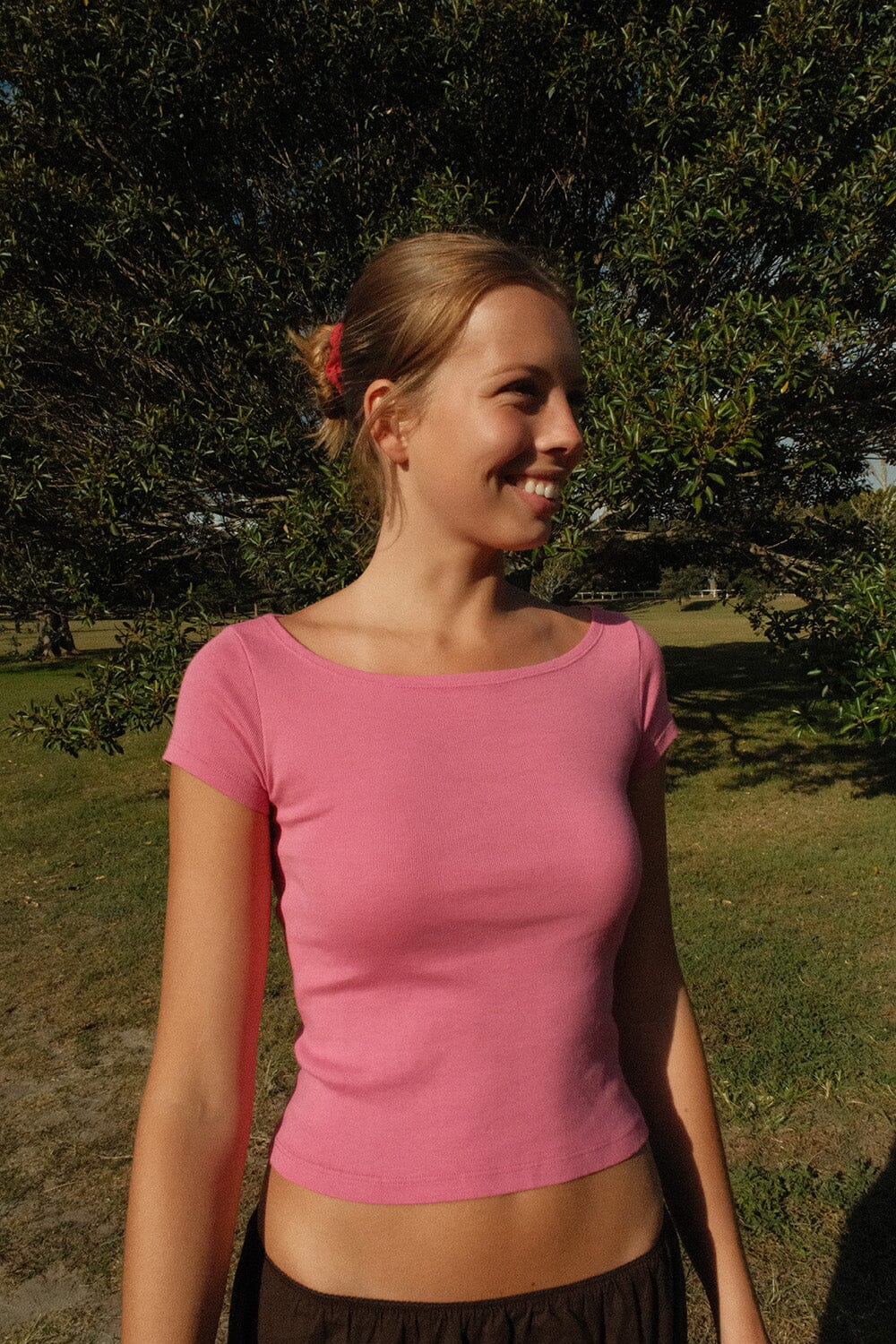 Elodie Top | Fuchsia / XS/S