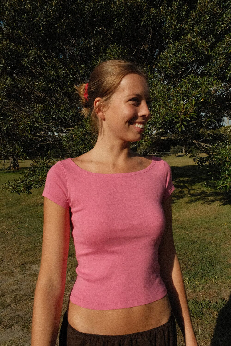 Elodie Top | Fuchsia / XS/S