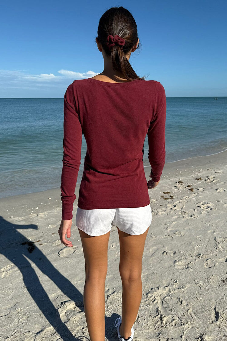 Catalina Top | Burgundy / S
