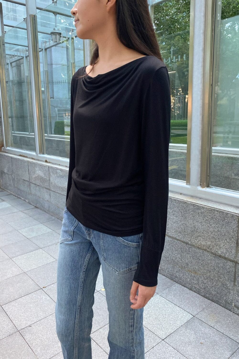 Aina Top | Black / XS/S