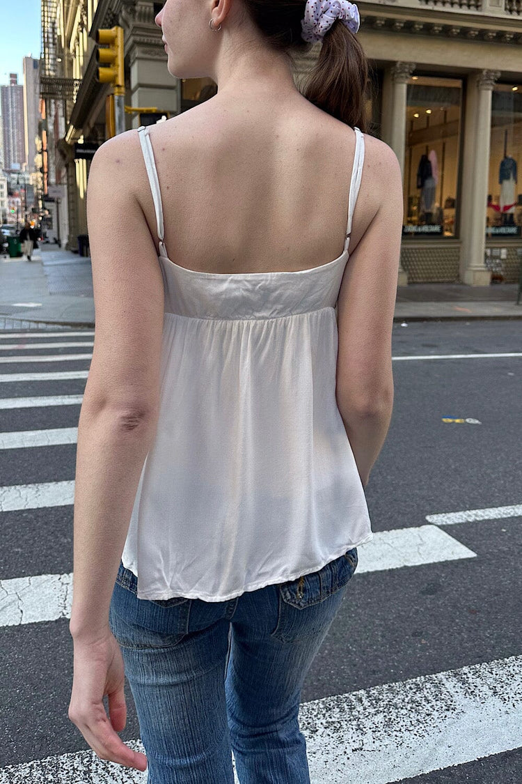 Edith Tank | White / XS/S