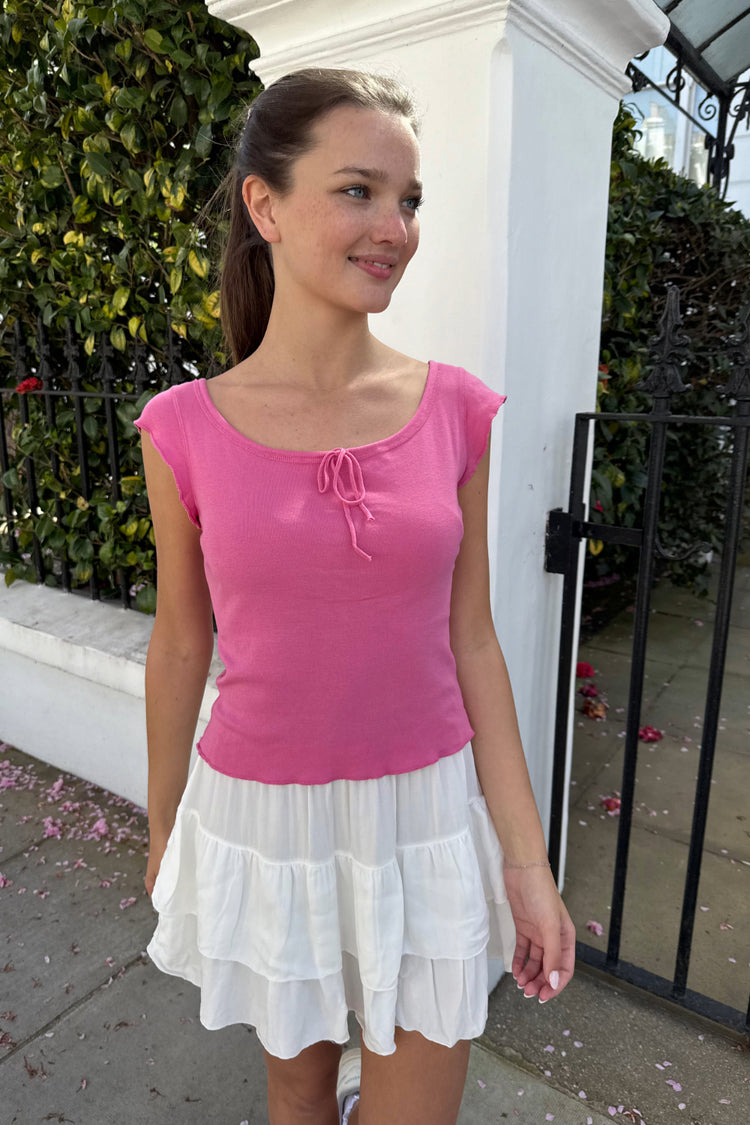 Noa Top | Fuchsia / XS/S