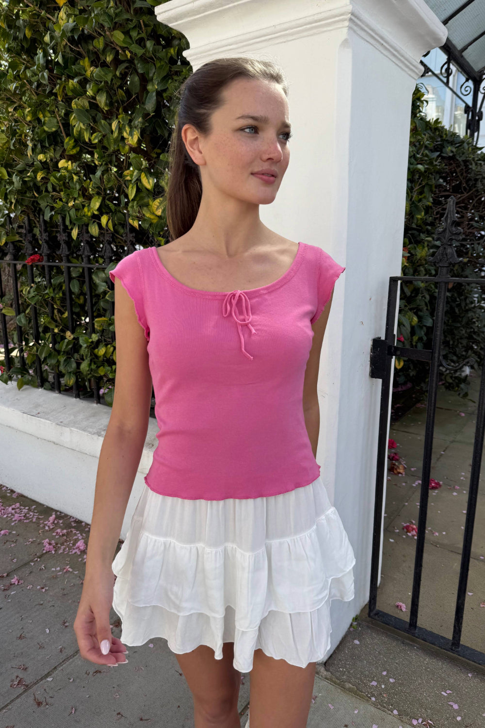 Noa Top | Fuchsia / XS/S