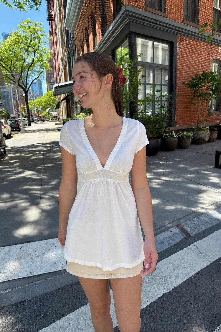 Naia Top | White / XS/S