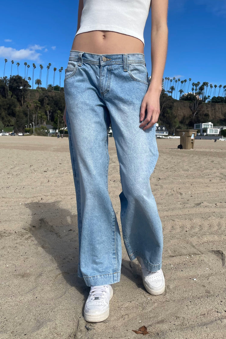 Gracie Jeans | Light Wash Denim / S/M