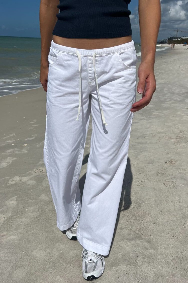 Frankie Pants | White / S/M