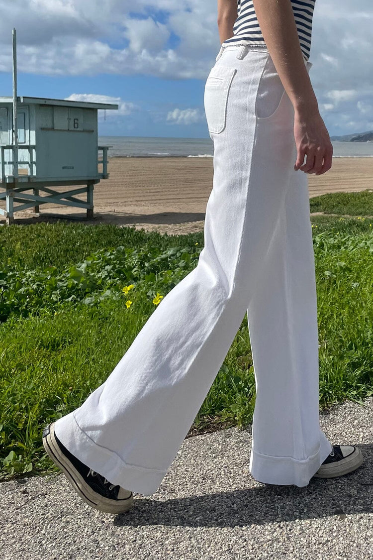 Ashley Pants | Natural White / XS/S