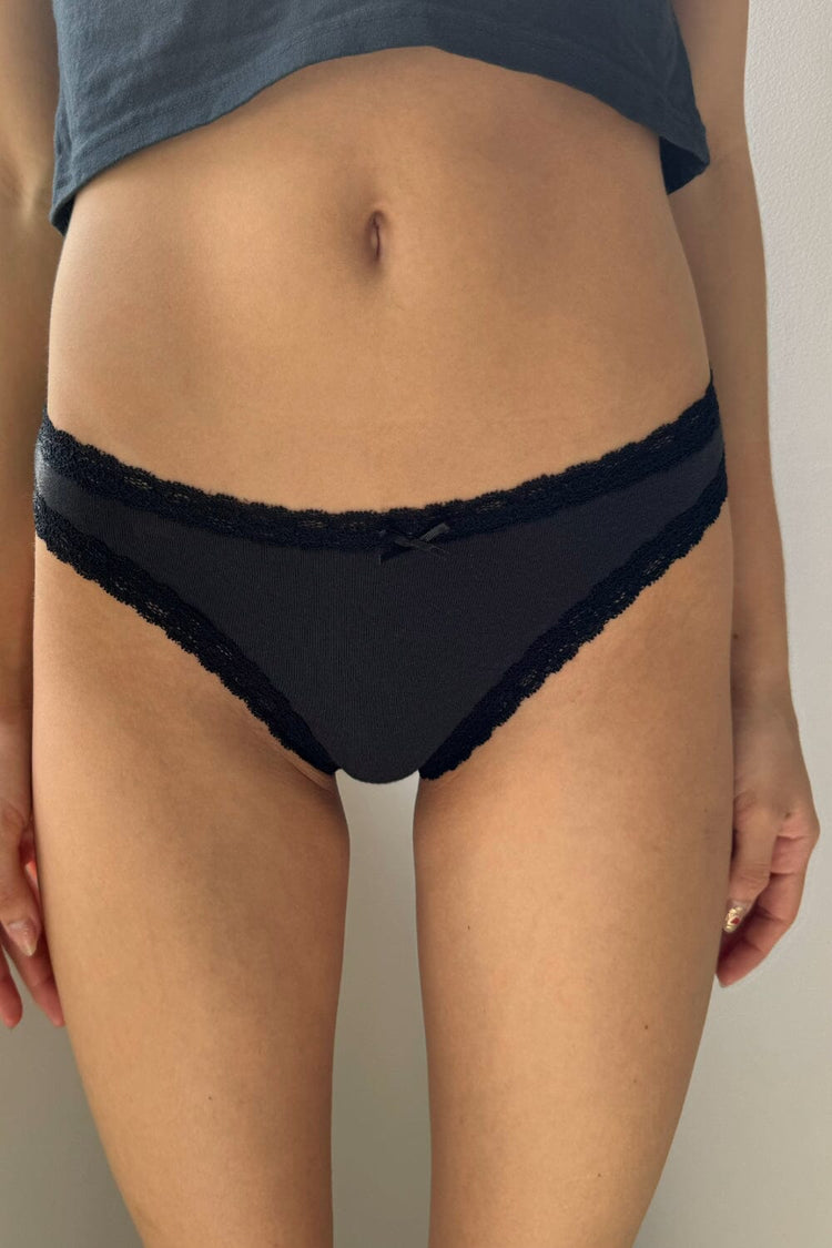 Black Lace Underwear | Black / XS/S