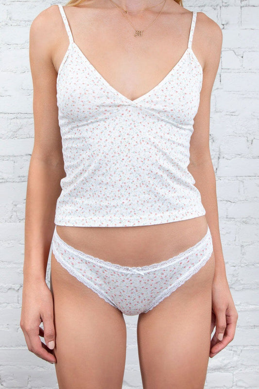 White with Yellow Peach Green Floral