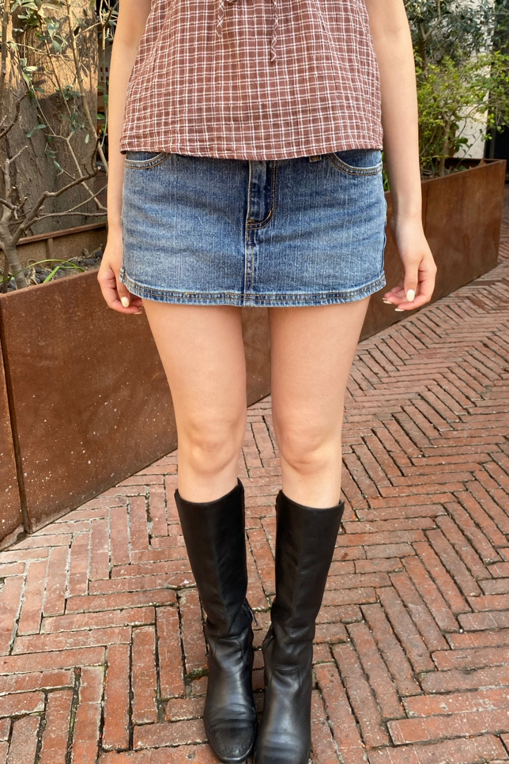Sarah Denim Skirt | Medium Wash / XS/S