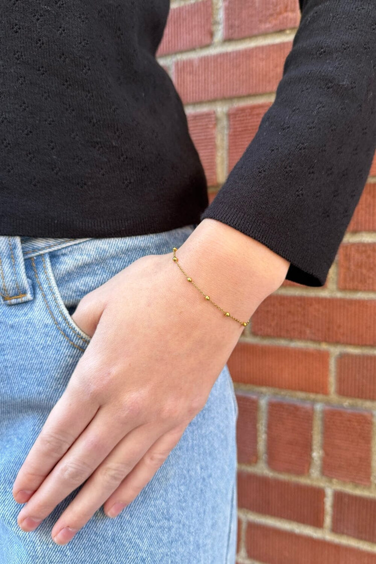 Thin Gold Bracelet | Gold