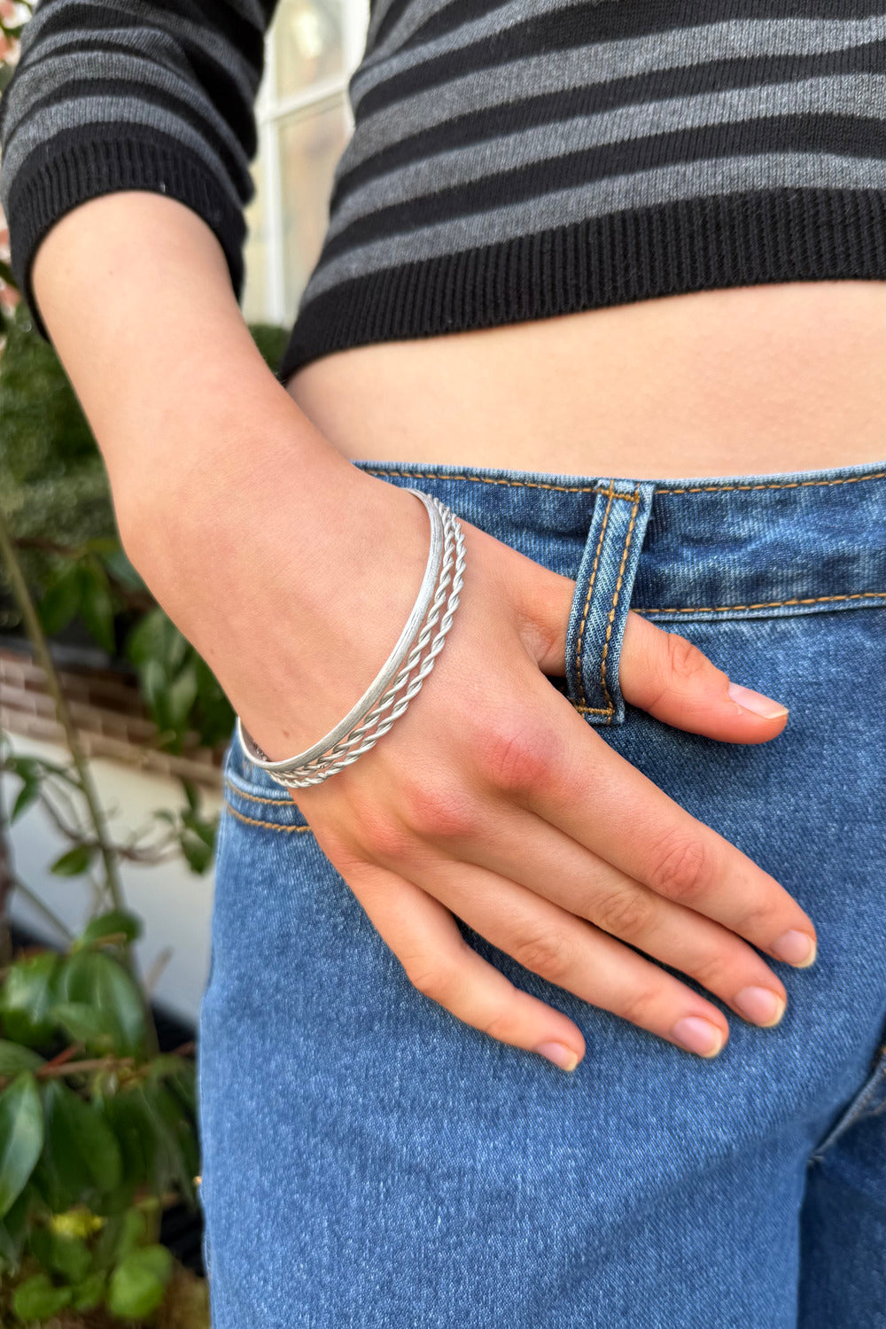 Twist Bracelet | Silver