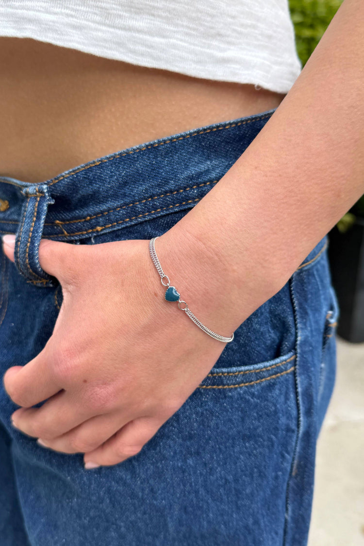 Heart Bracelet | Silver