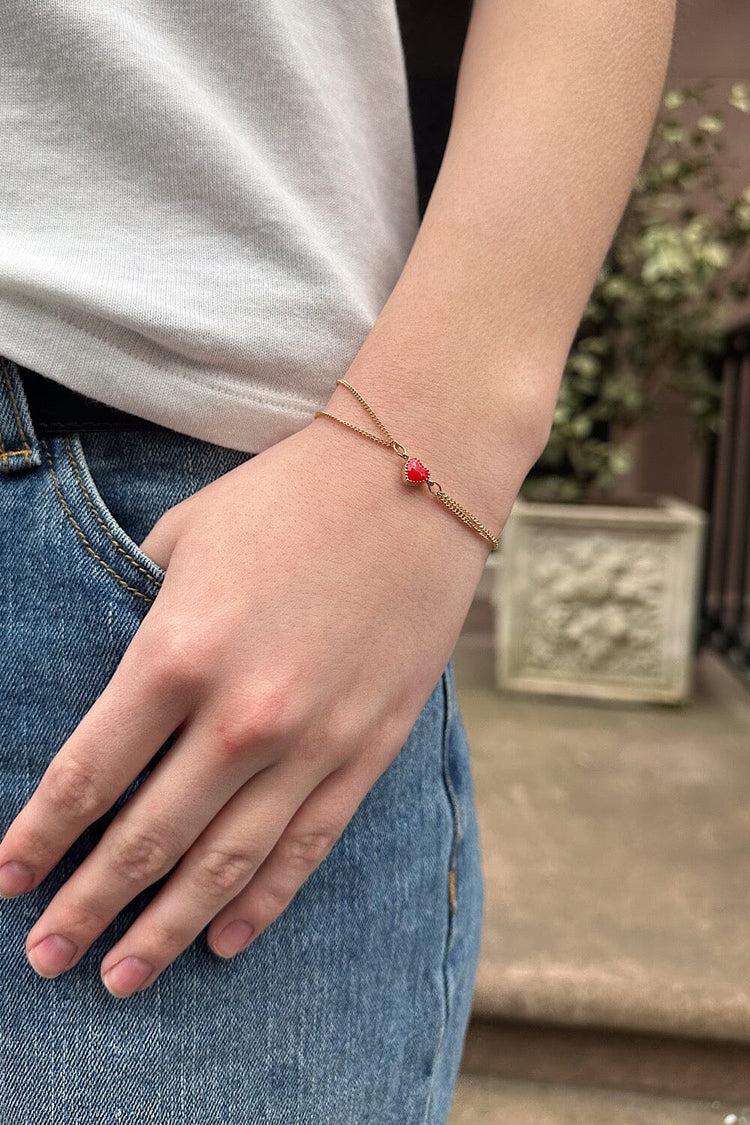 Heart Bracelet | Gold
